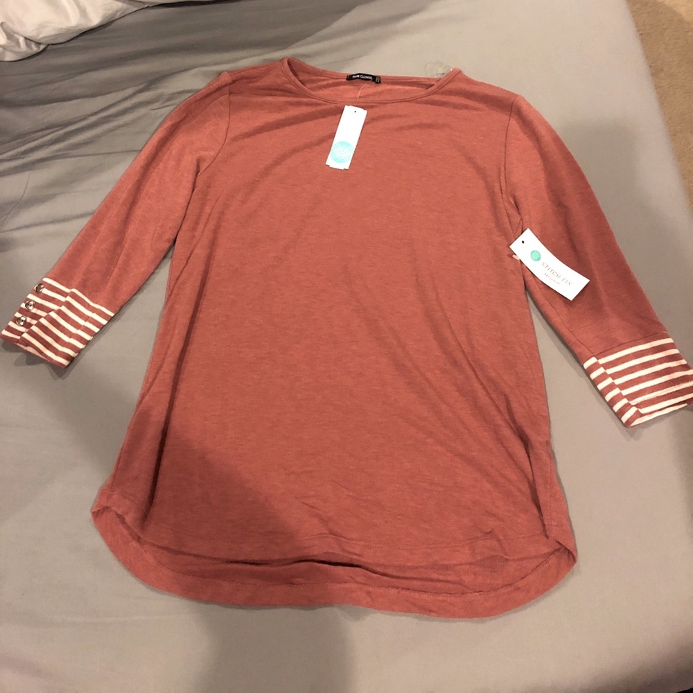 Stitch Fix Pink Clover Top